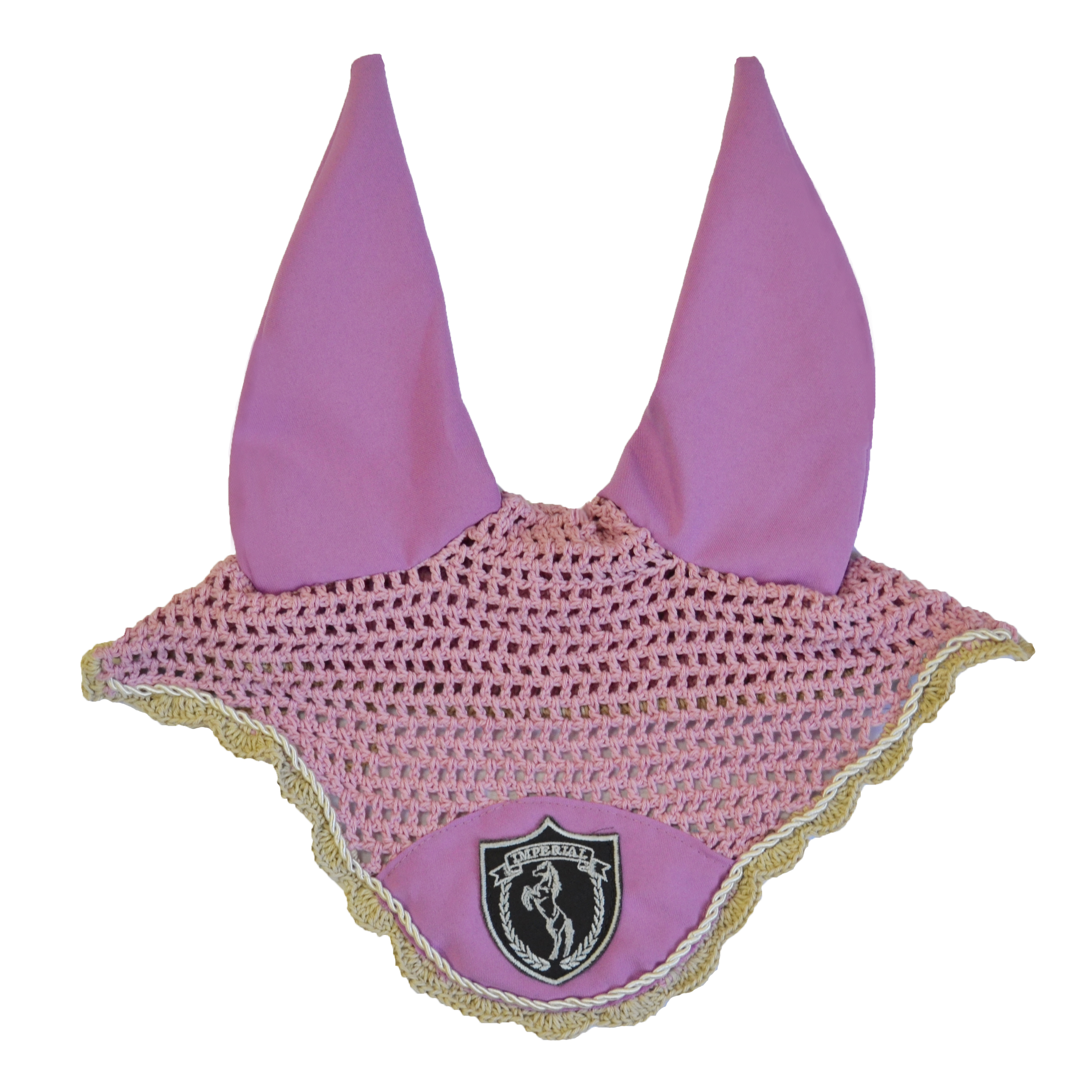 Капор "Уши" с вышивкой для лошади