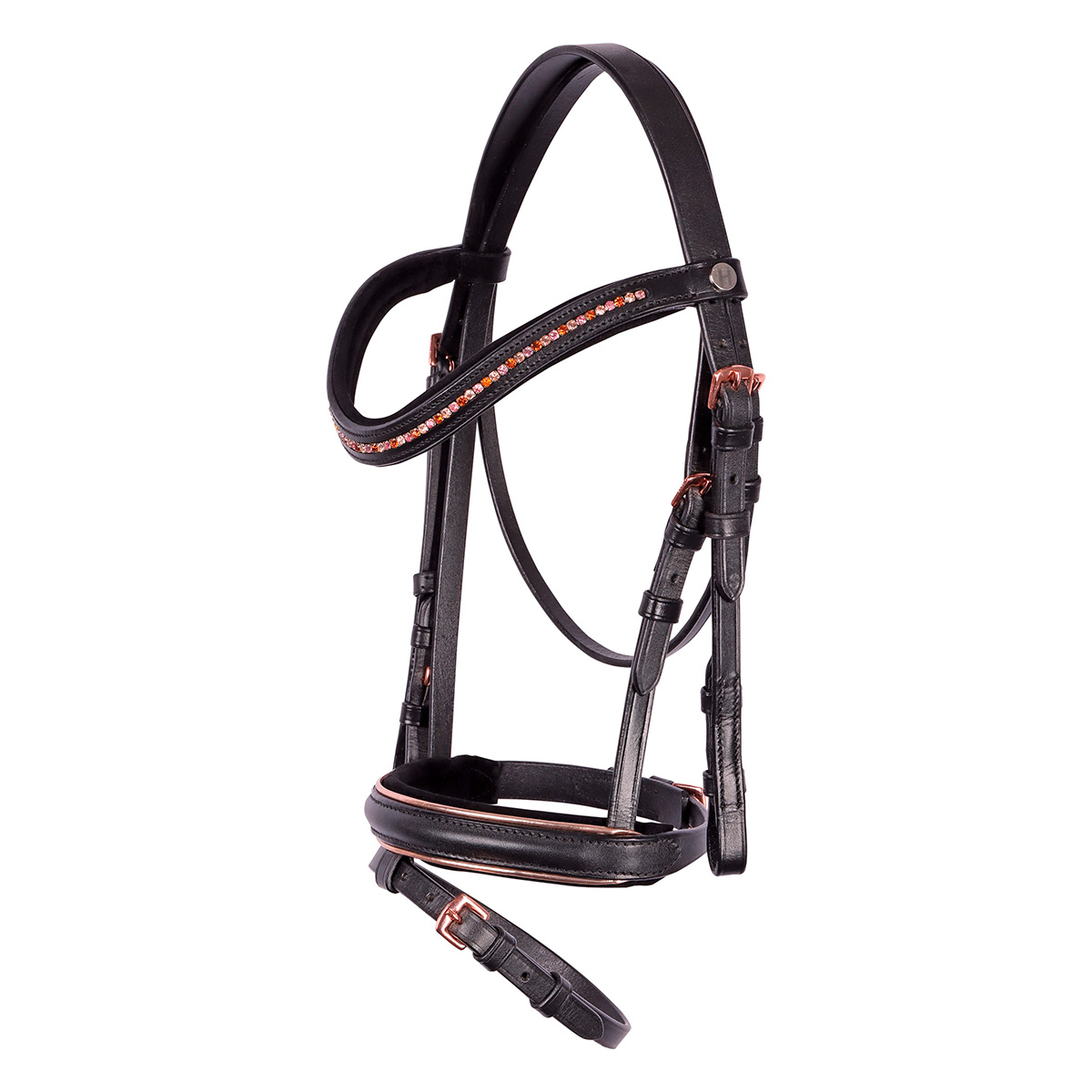 Оголовье трензельное "Diva Fuchsia" Оголовье трензельное "Diva Fuchsia"