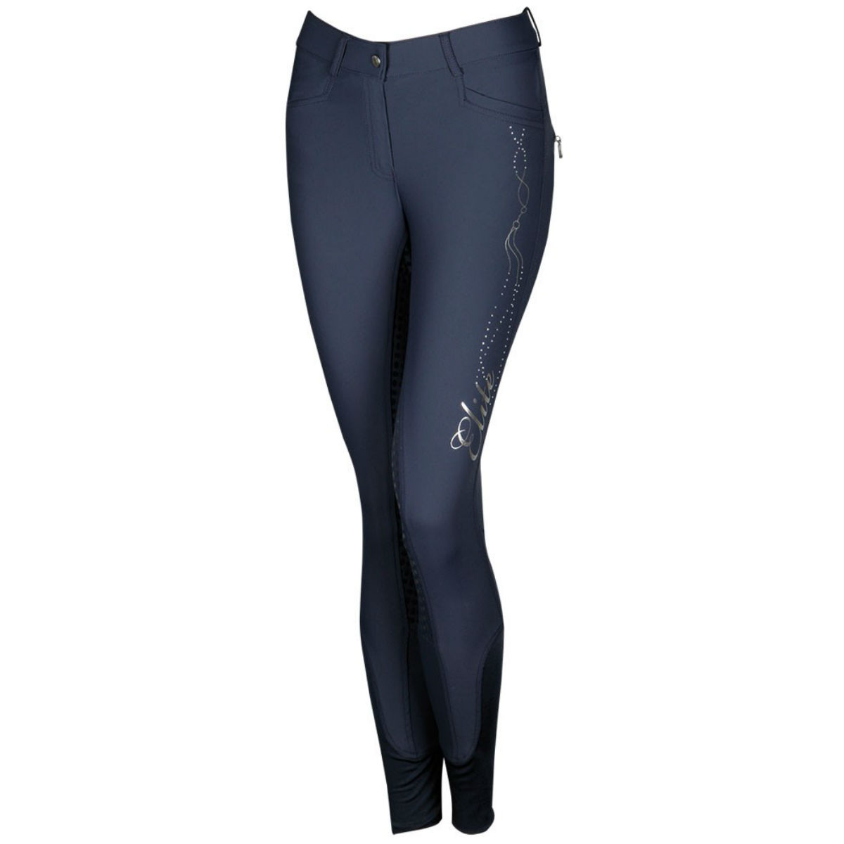 Бриджи женские "Elite" для верховой езды с полной силиконовой леей 