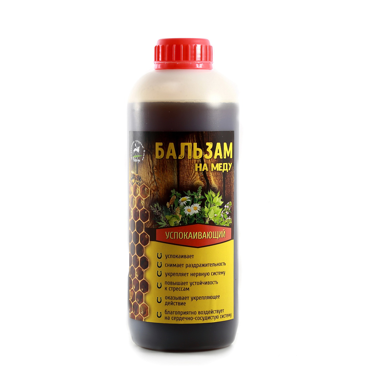 Бальзам на меду "Успокаивающий" для лошадей, 1л Бальзам на меду "Успокаивающий" для лошадей, 1л