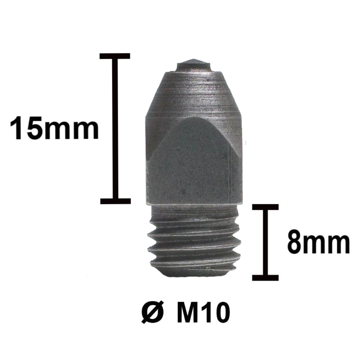 Шипы для подков М10 с победитовой вставкой, шт Шипы для подков М10 с победитовой вставкой, шт
