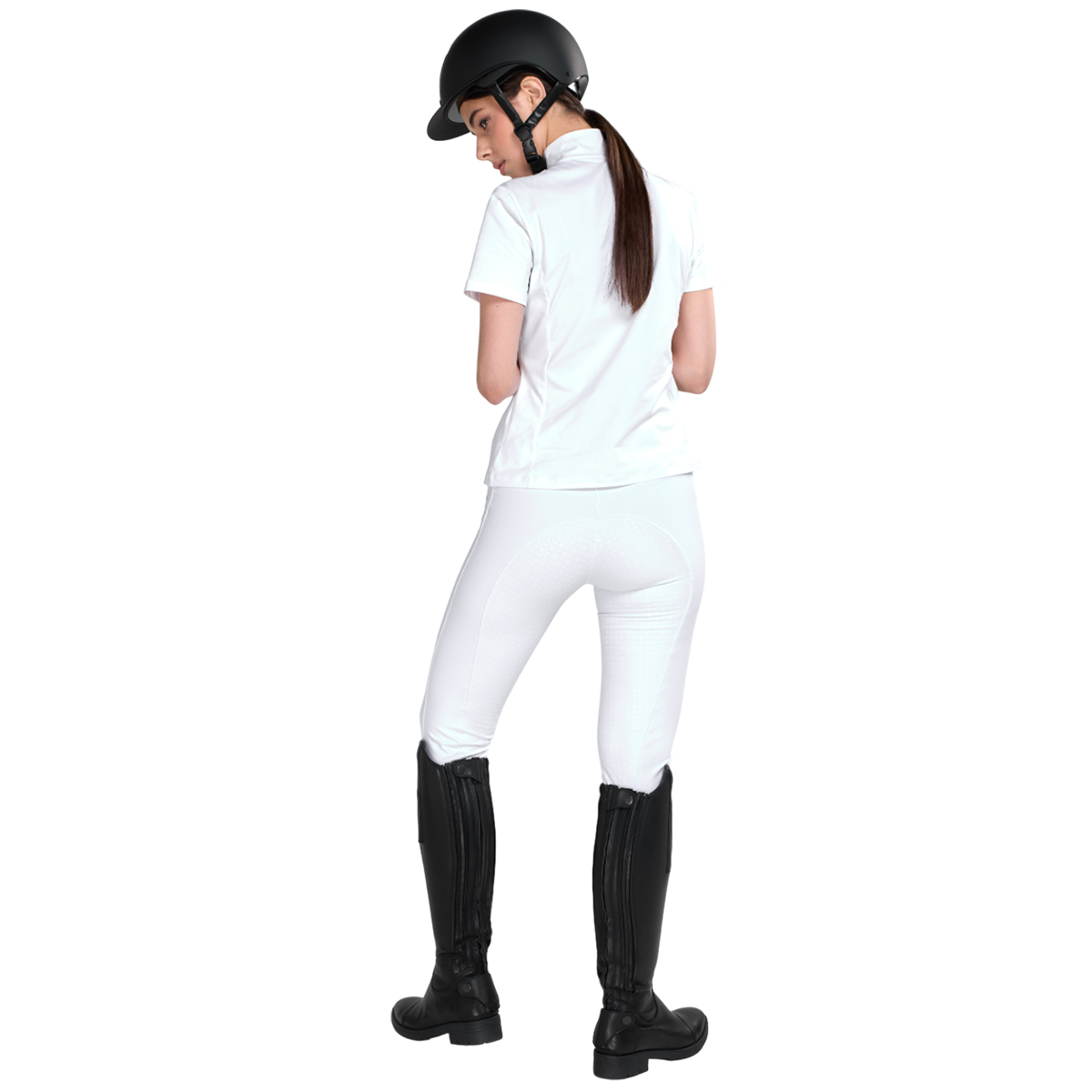 Лосины женские "EQUIMAN" для верховой езды с полной силиконовой леей 