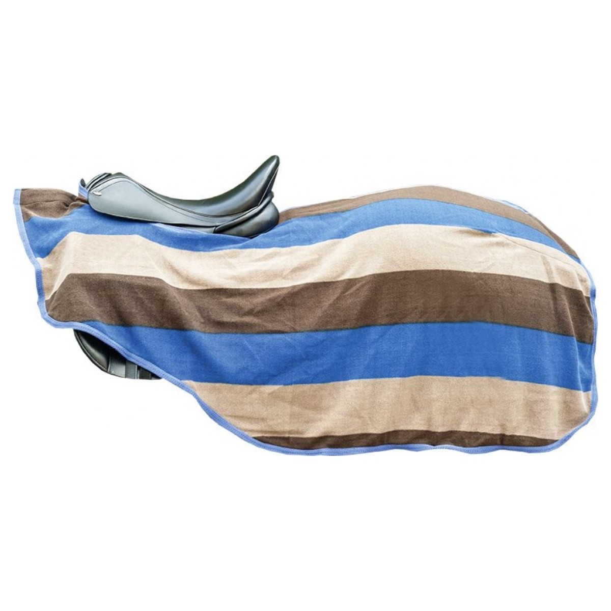 Полупопона флисовая HKM Colour Stripes для лошади Полупопона флисовая HKM Colour Stripes для лошади