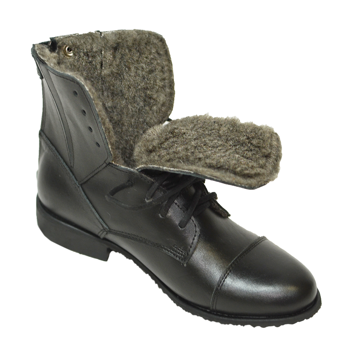 Ботинки зимние "Olga" с молнией и шнуровкой для верховой езды, пра Ботинки зимние "Olga" с молнией и шнуровкой для верховой езды, пра