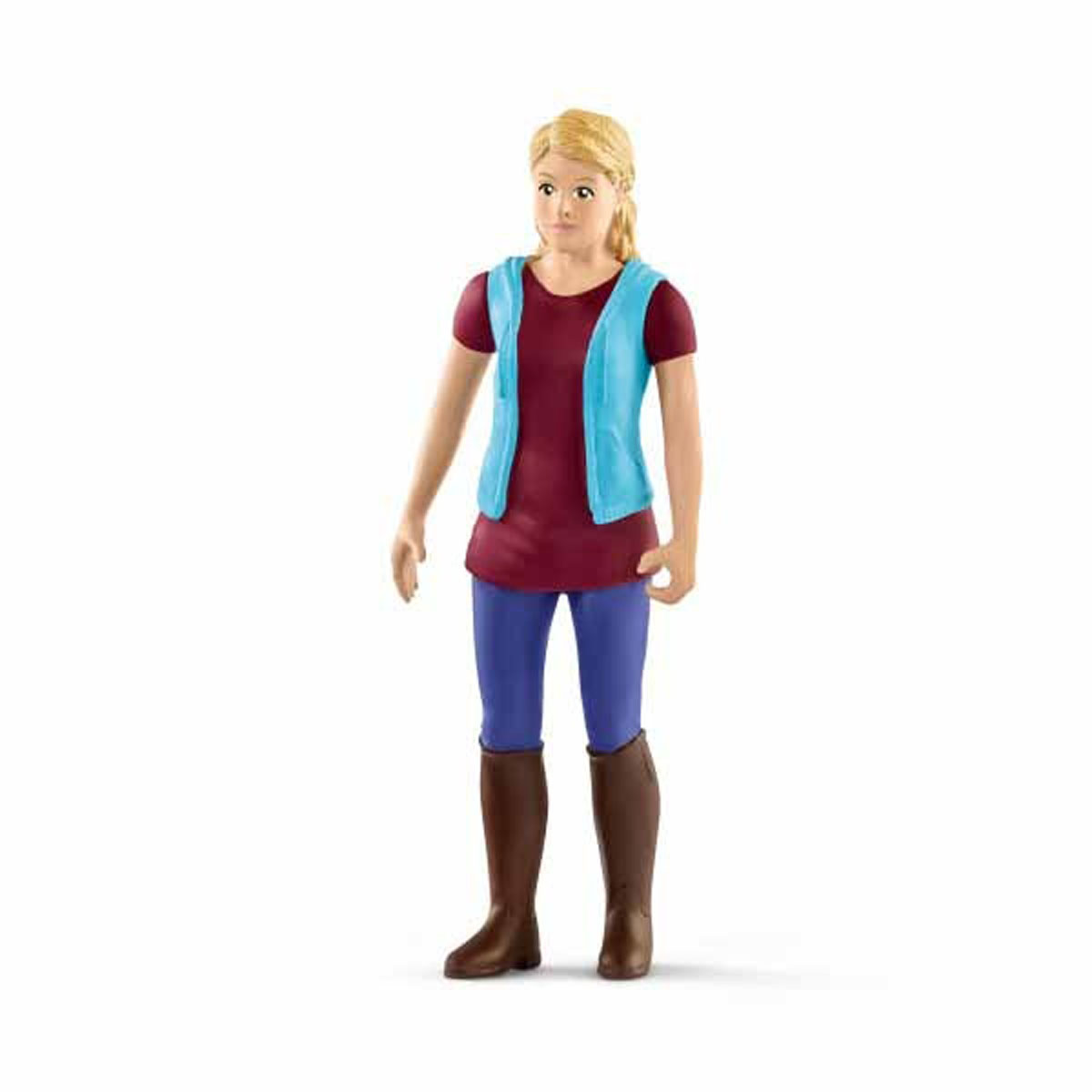 Набор стойло с лошадьми и девушкой-конюхом