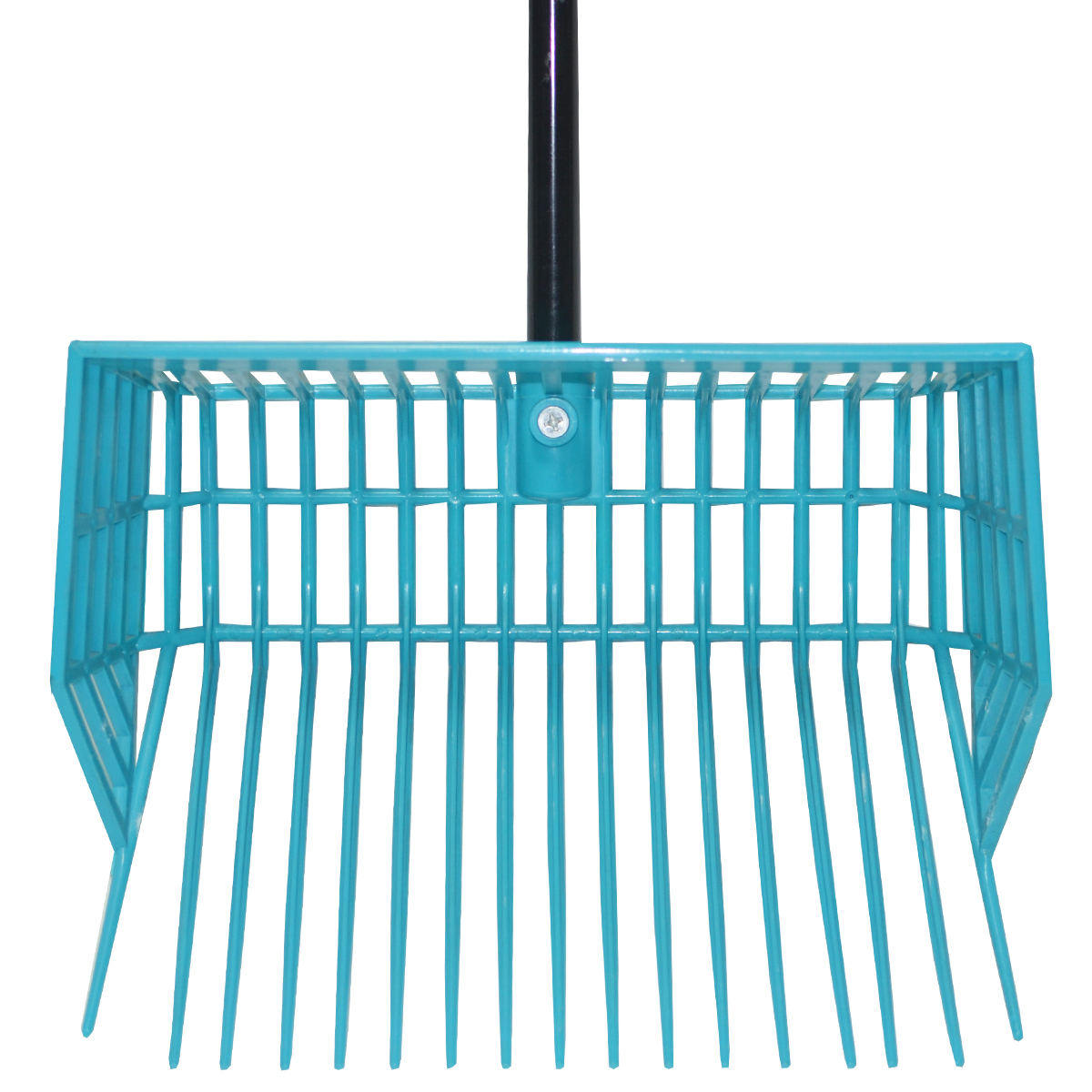 Вилы пластиковые глубокие с металлической ручкой