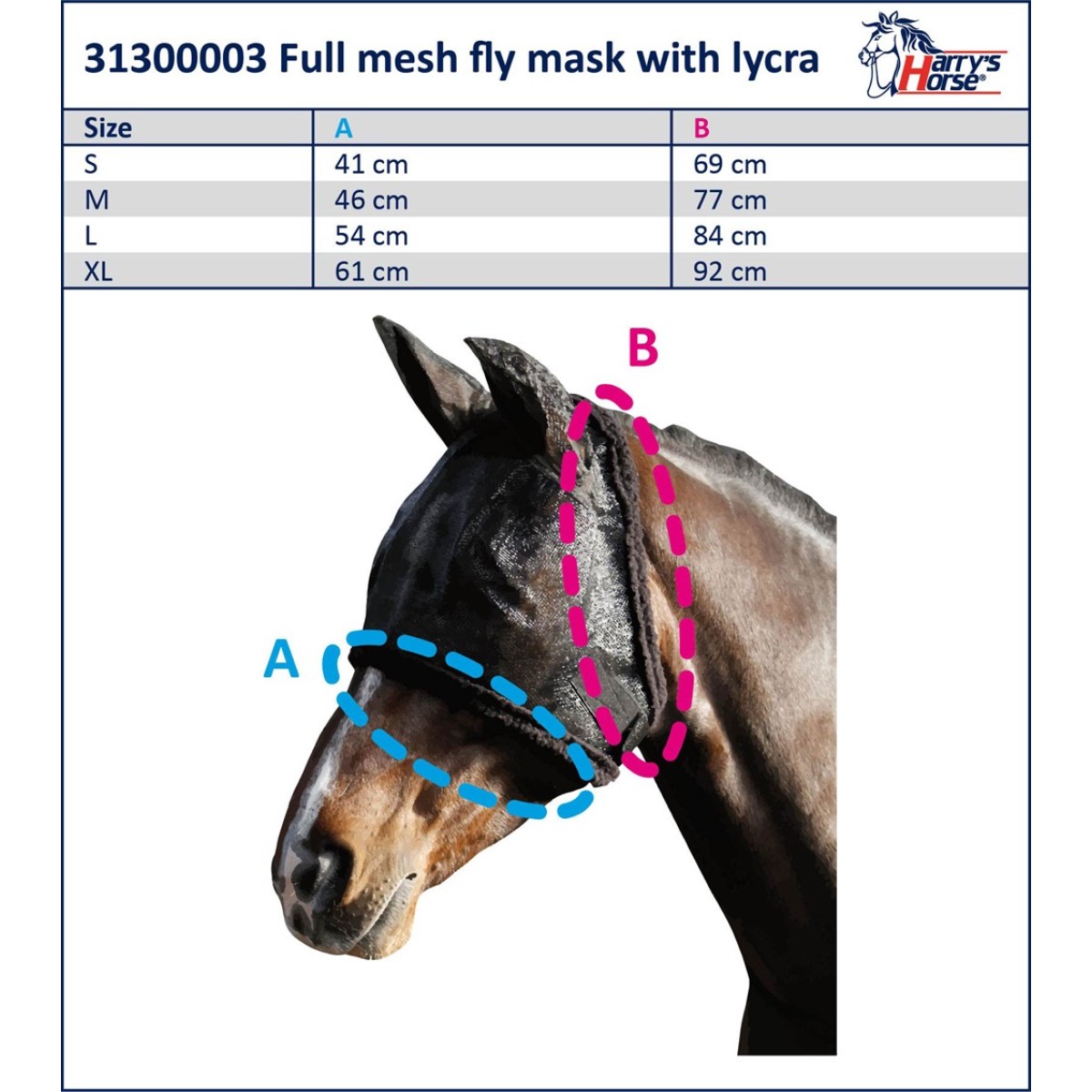 Маска от насекомых для лошади Маска от насекомых для лошади