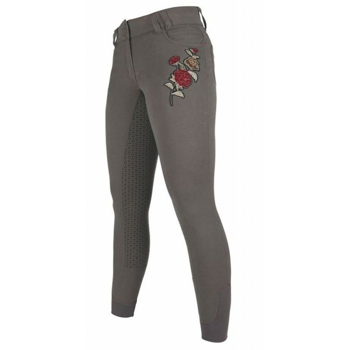 Бриджи женские для верховой езды "Fleur" с силиконовой леей 