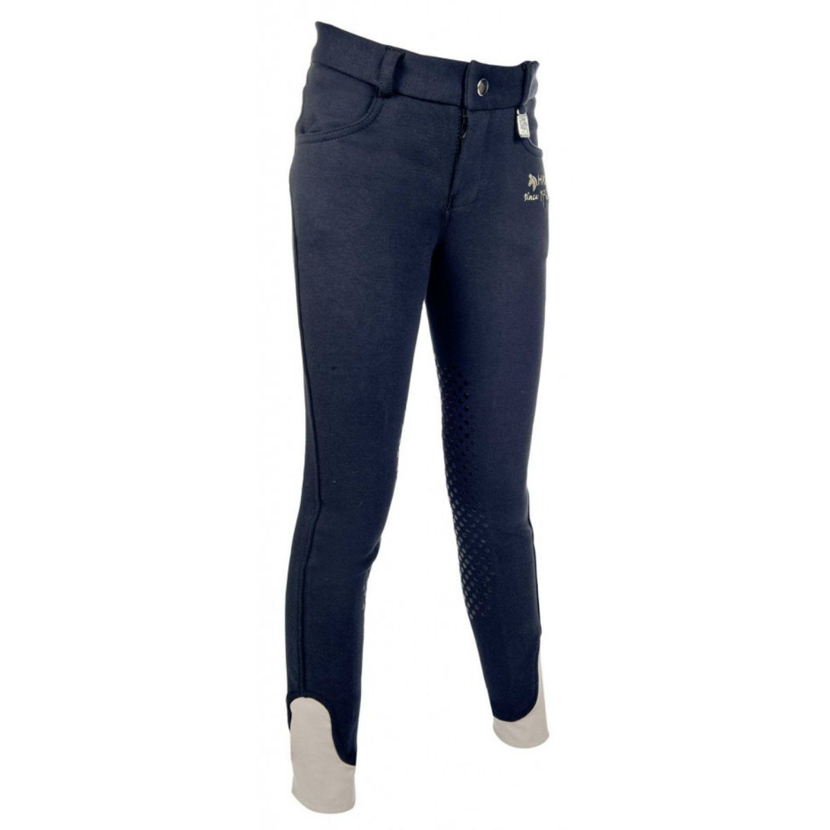 Бриджи детские HKM "Kids Easy" силиконовая коленная лея Бриджи детские HKM "Kids Easy" силиконовая коленная лея