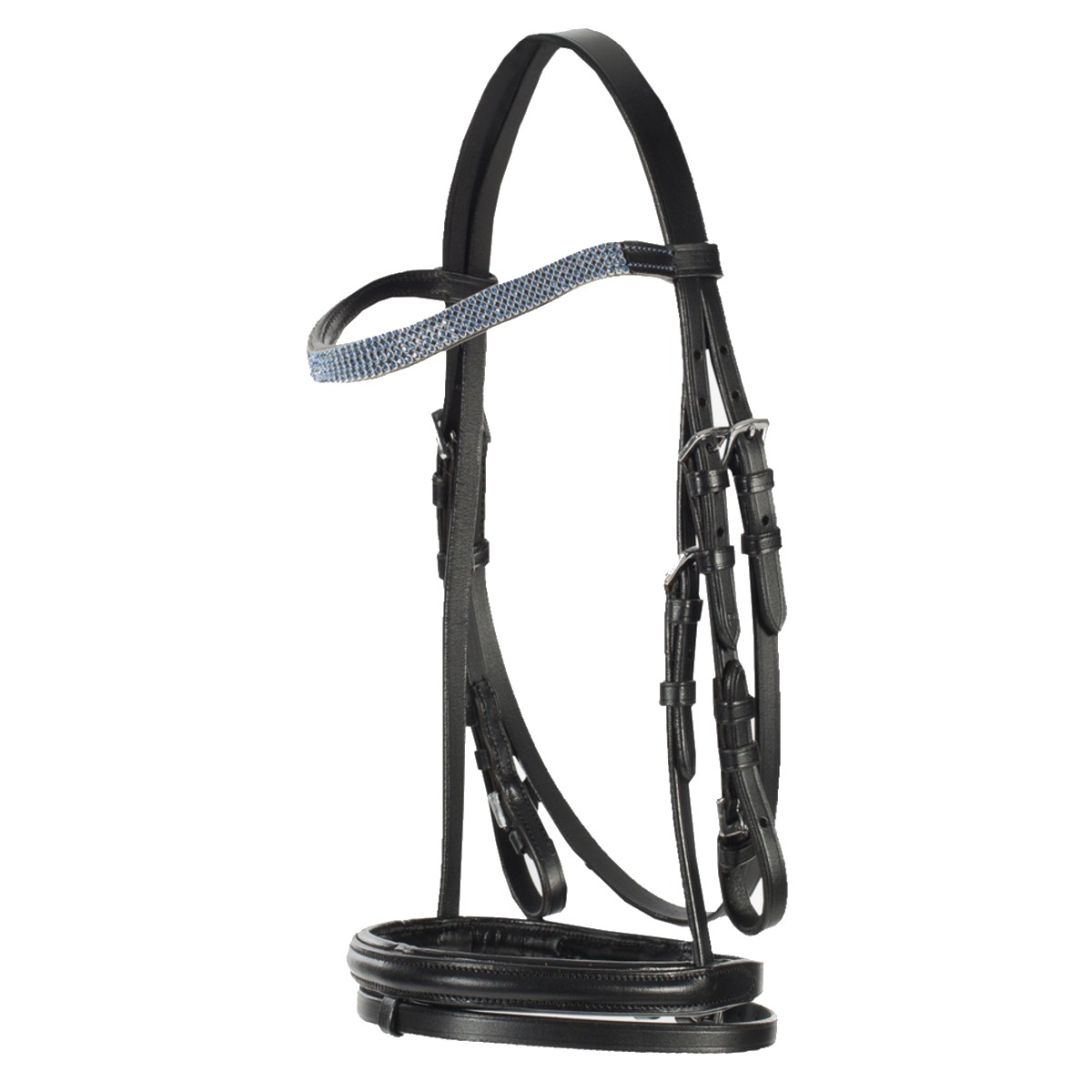 Оголовье трензельное со стразами