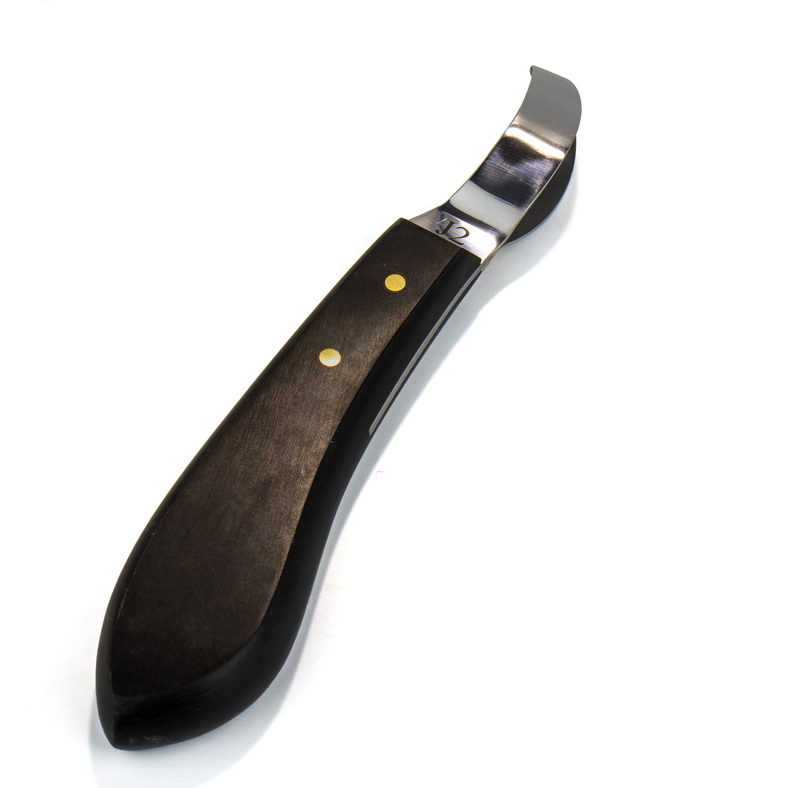 Нож копытный с мраморной ручкой петлевой Нож копытный с мраморной ручкой петлевой