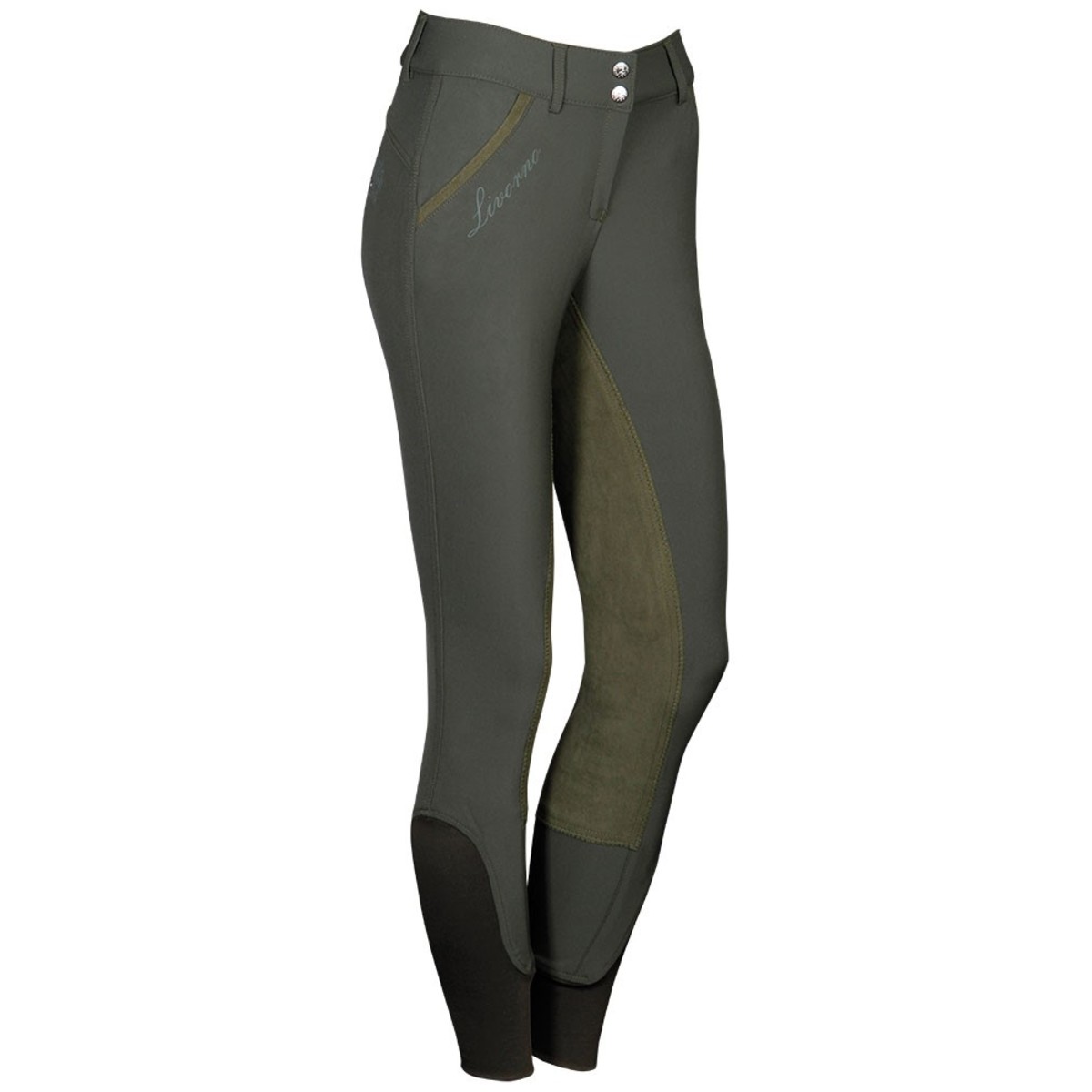 Бриджи женские "Livorno" для верховой езды с полной леей Бриджи женские "Livorno" для верховой езды с полной леей