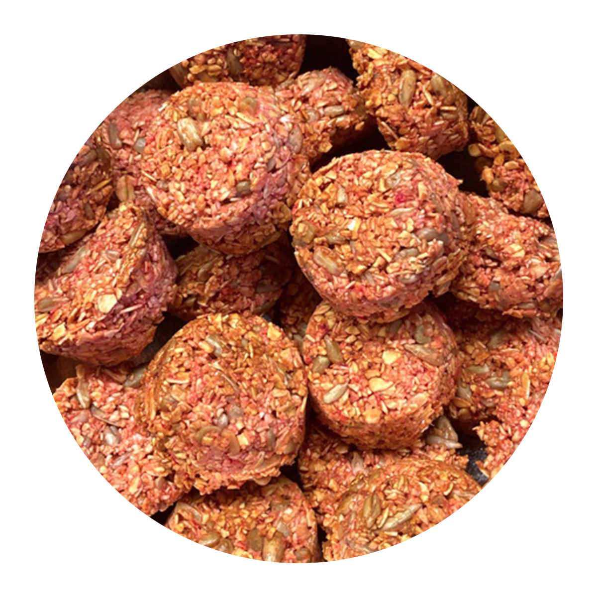 Хрумки для лошади "С малиной" 950 г. Хрумки для лошади "С малиной" 950 г.