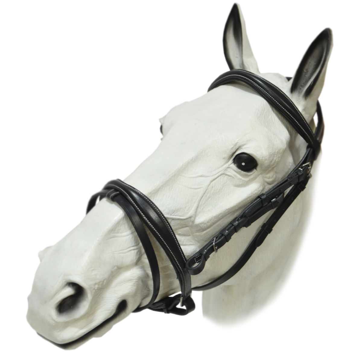 Оголовье трензельное "EQUIMAN" с фигурным налобником Оголовье трензельное "EQUIMAN" с фигурным налобником