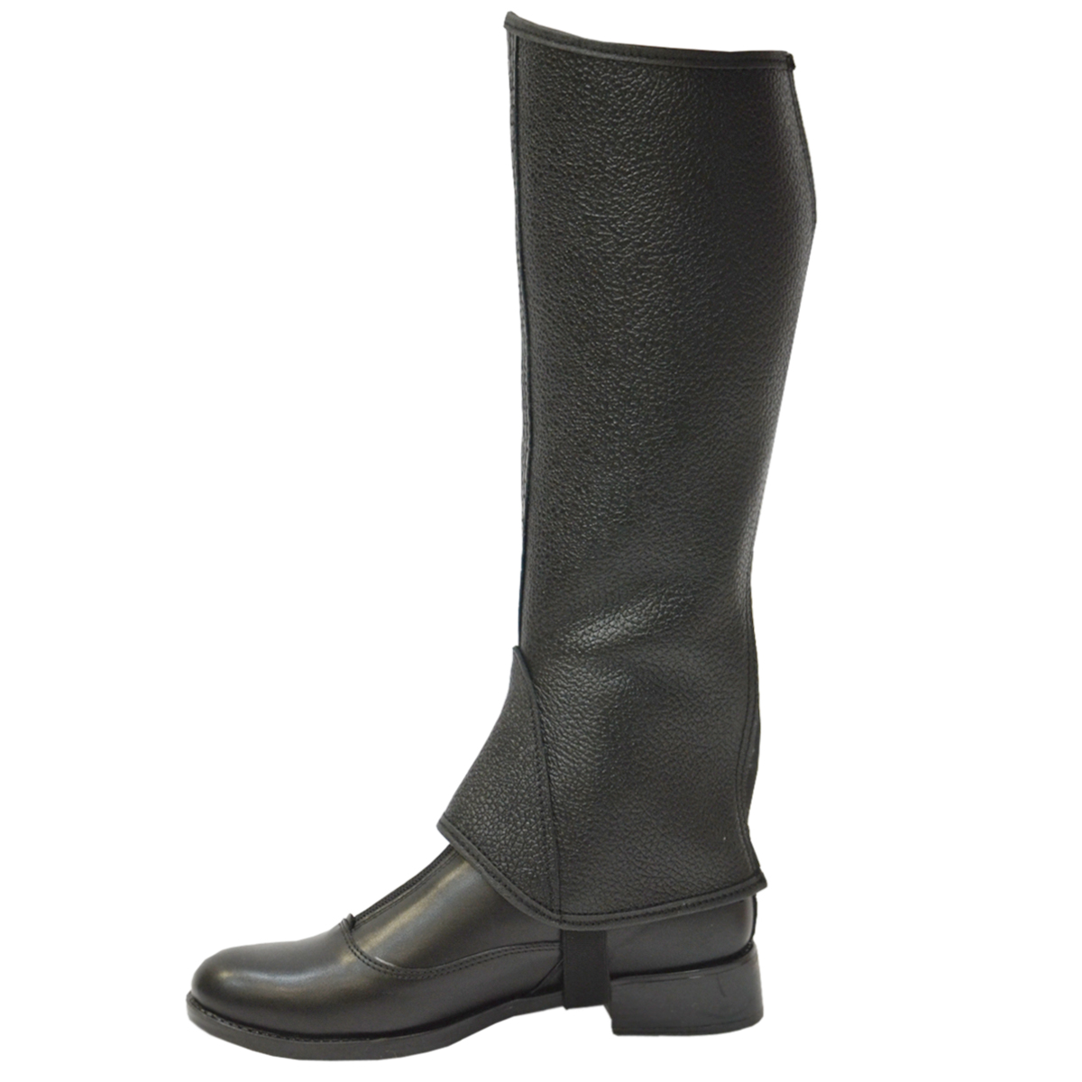 Краги кожаные для верховой езды  с тиснением под "крокодила", пара