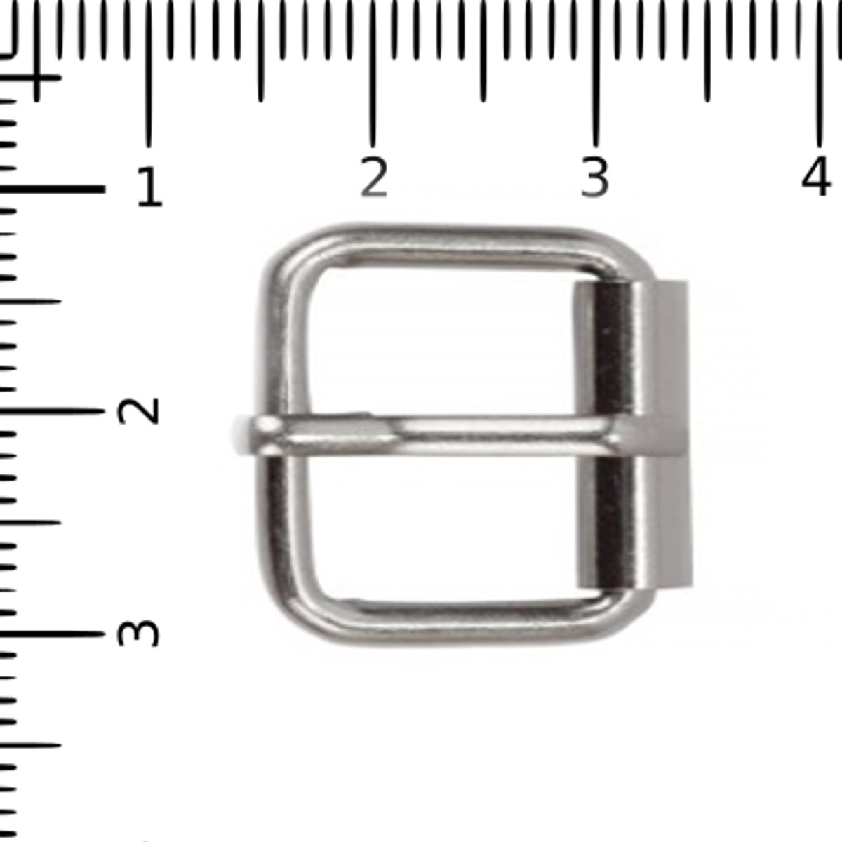 Пряжка стальная 13 мм с роликом Farmer, никель