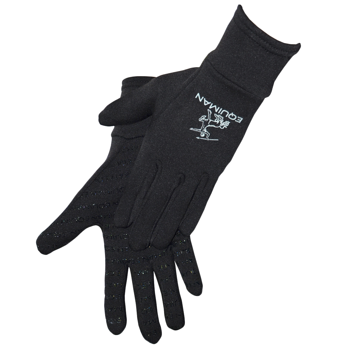 Перчатки эластичные на флисе "EQUIMAN" для верховой езды, пара