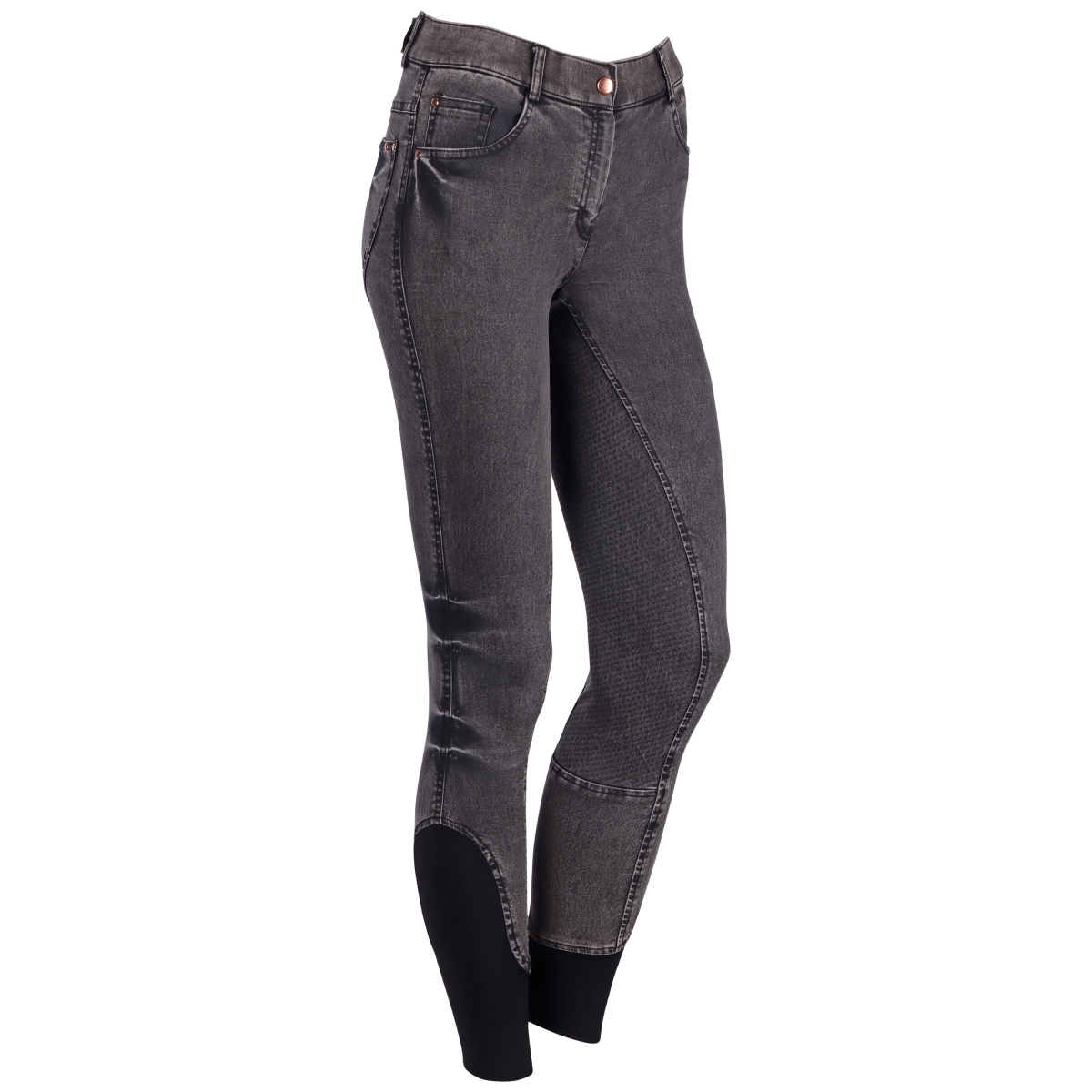 Бриджи женские "Denim Jaruco" для верховой езды с полной силиконовой леей