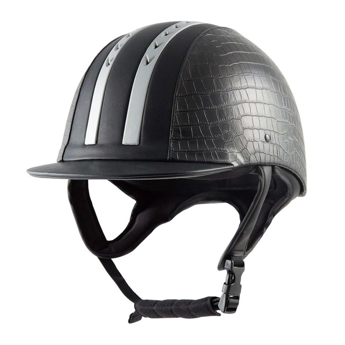 Шлем "Pfiff" с тиснением под кожу "крокодила" для верховой езды Шлем "Pfiff" с тиснением под кожу "крокодила" для верховой езды