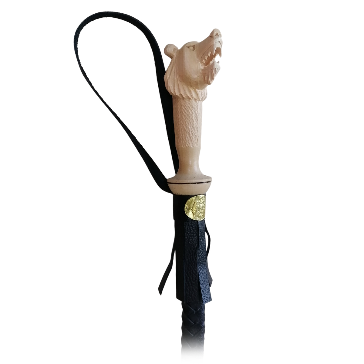 Нагайка сувенирная с резной ручкой Нагайка сувенирная с резной ручкой