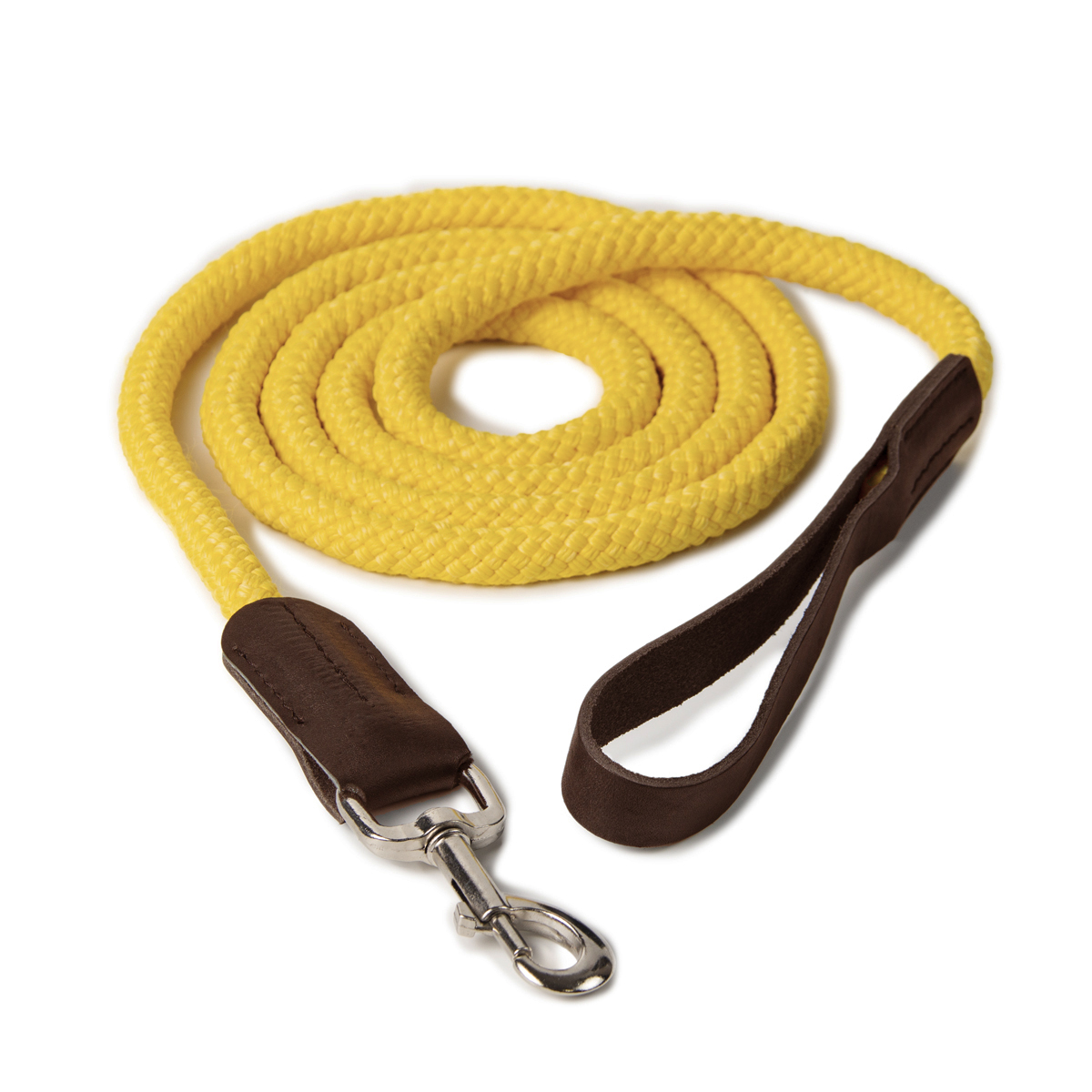 Чумбур нейлоновый TAYGA с кожаной ручкой