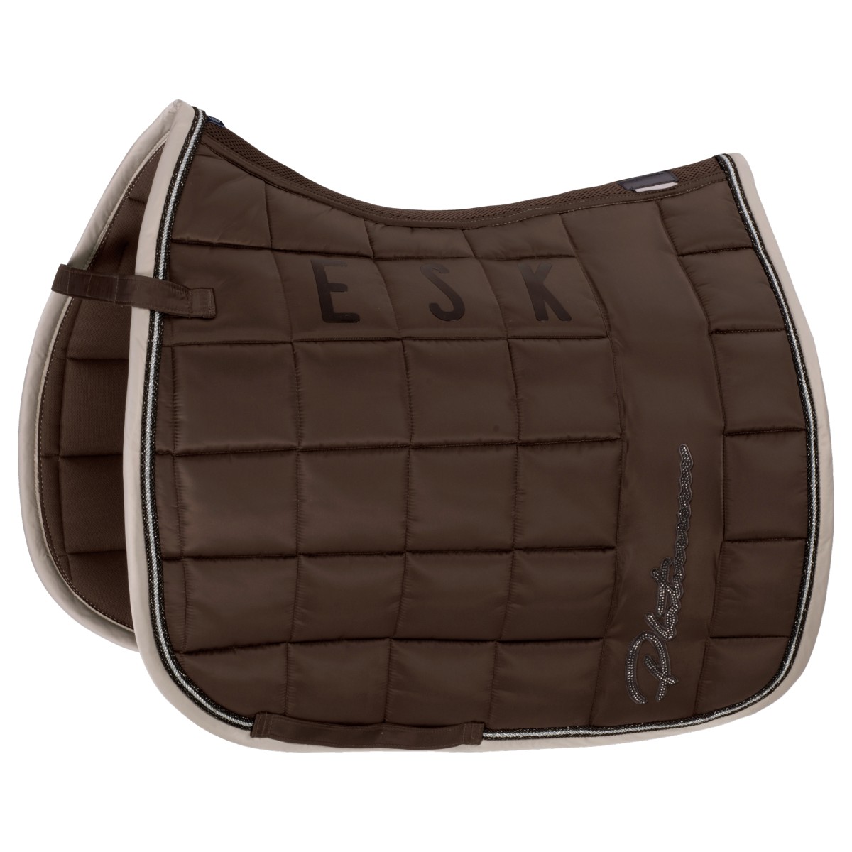 Вальтрап ESKADRON "BIG SQUARE GLOSSY PLATINUM 20" для верховой езды Вальтрап ESKADRON "BIG SQUARE GLOSSY PLATINUM 20" для верховой езды