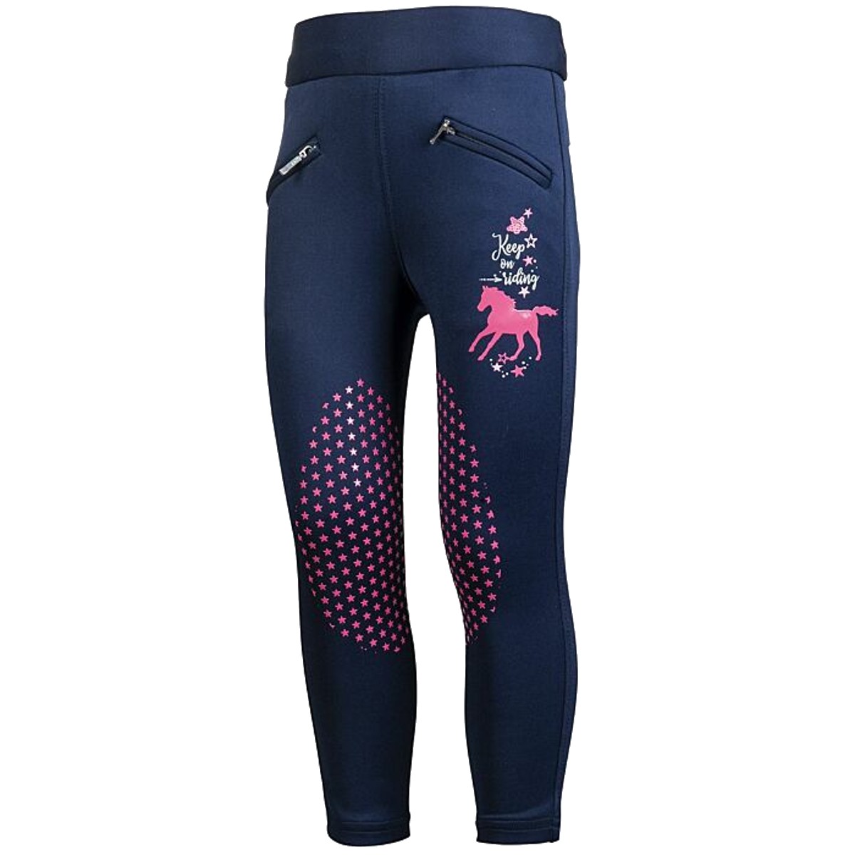 Лосины детские для верховой езды "Keep on Riding" с силиконовой коленной леей Лосины детские для верховой езды "Keep on Riding" с силиконовой коленной леей