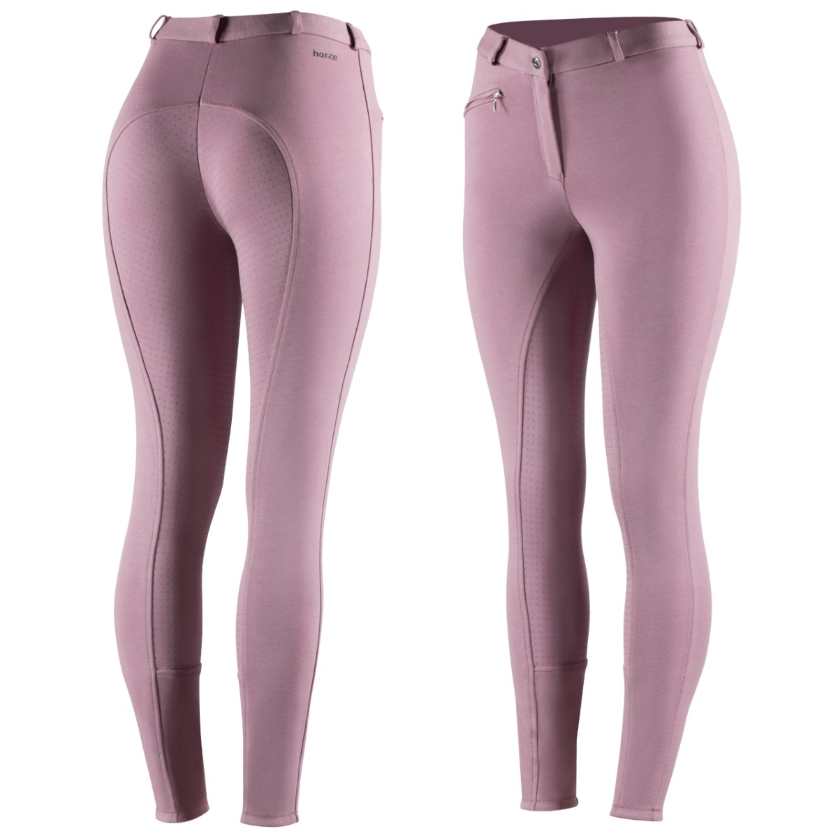 Бриджи женские для верховой езды "Horze Active" с полной силиконовой леей