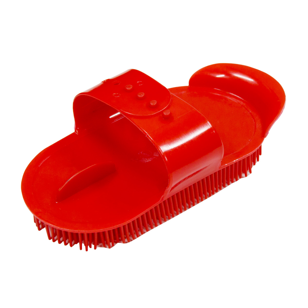 Скребница "EQUIMAN" пластиковая большая для лошади