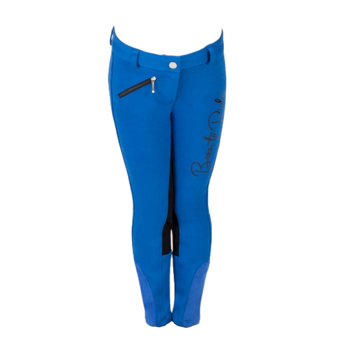 Бриджи детские "BORN TO RIDE'" с полной леей 