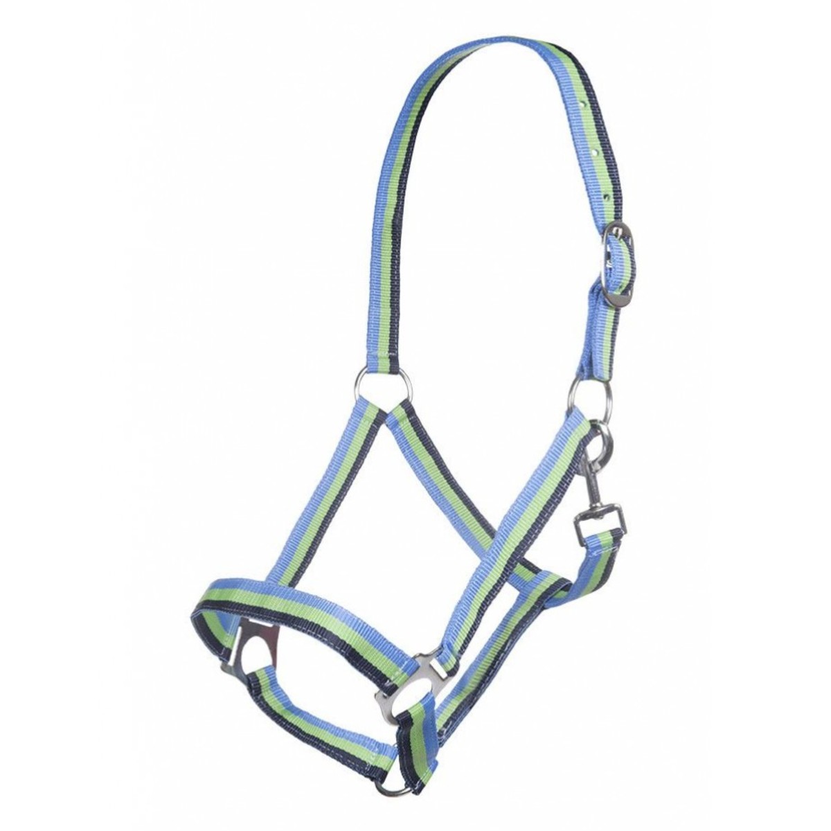 Недоуздок нейлоновый  в полоску "Genf"