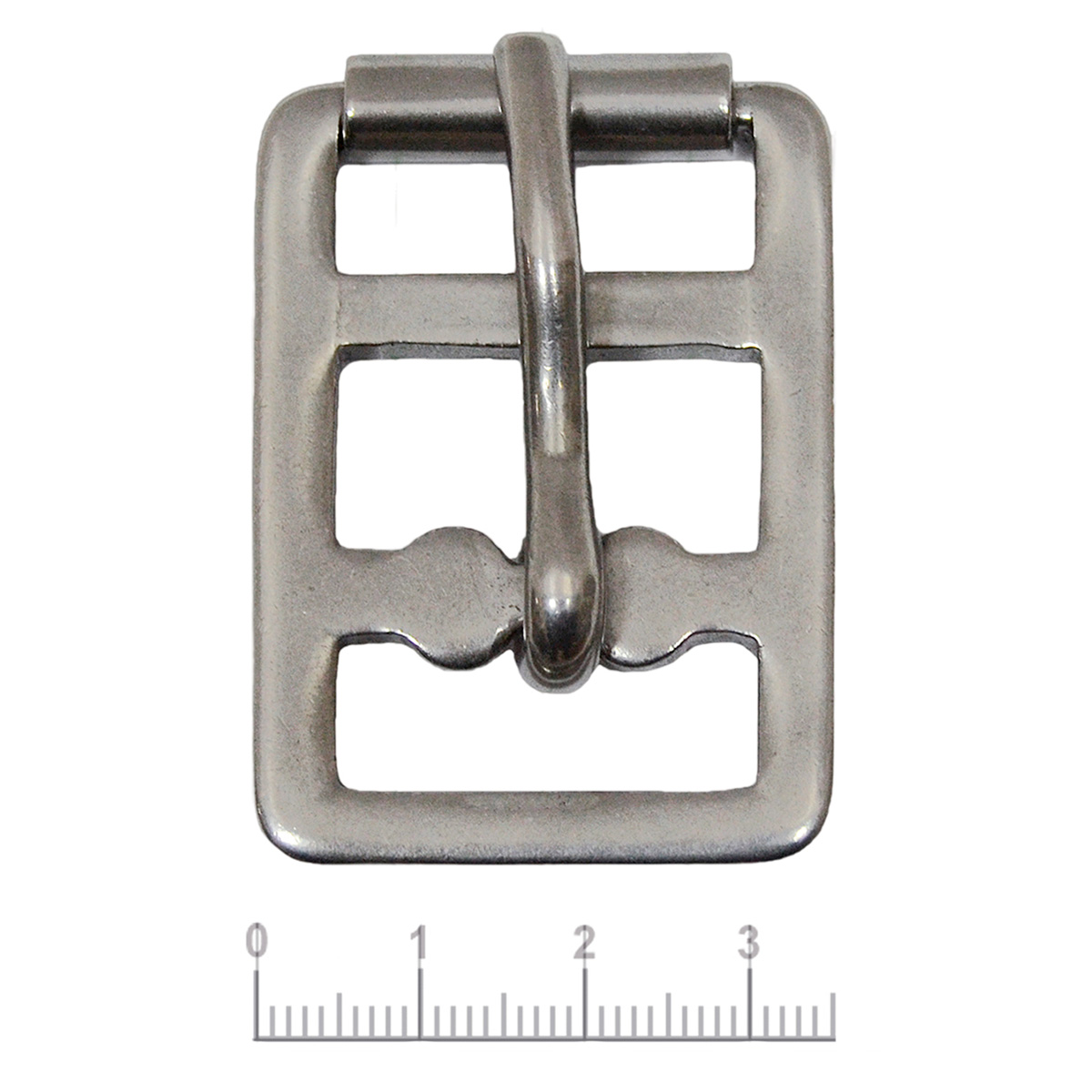 Пряжка для подпруги с роллером, нержавеющая сталь