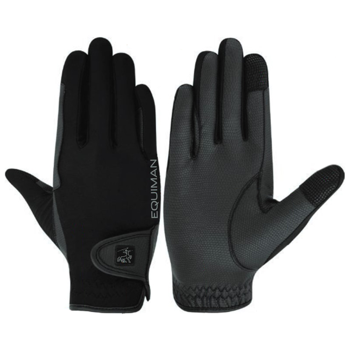 Перчатки "EQUIMAN Lycra PU" для верховой езды, пара Перчатки "EQUIMAN Lycra PU" для верховой езды, пара