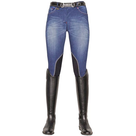 Бриджи для верховой езды НКМ "Denim" с коленной леей Бриджи для верховой езды НКМ "Denim" с коленной леей