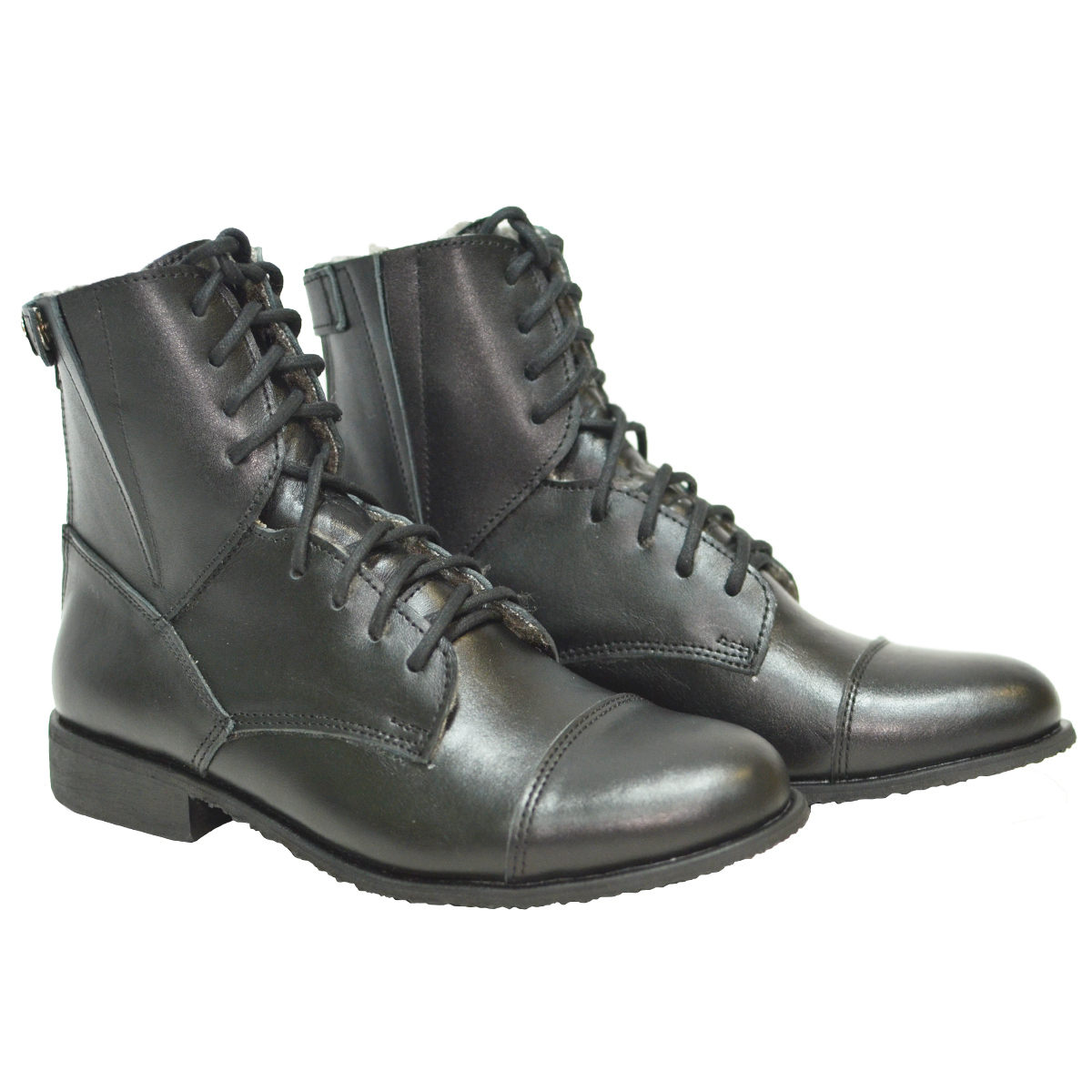 Ботинки зимние "Olga" с молнией и шнуровкой для верховой езды, пра Ботинки зимние "Olga" с молнией и шнуровкой для верховой езды, пра