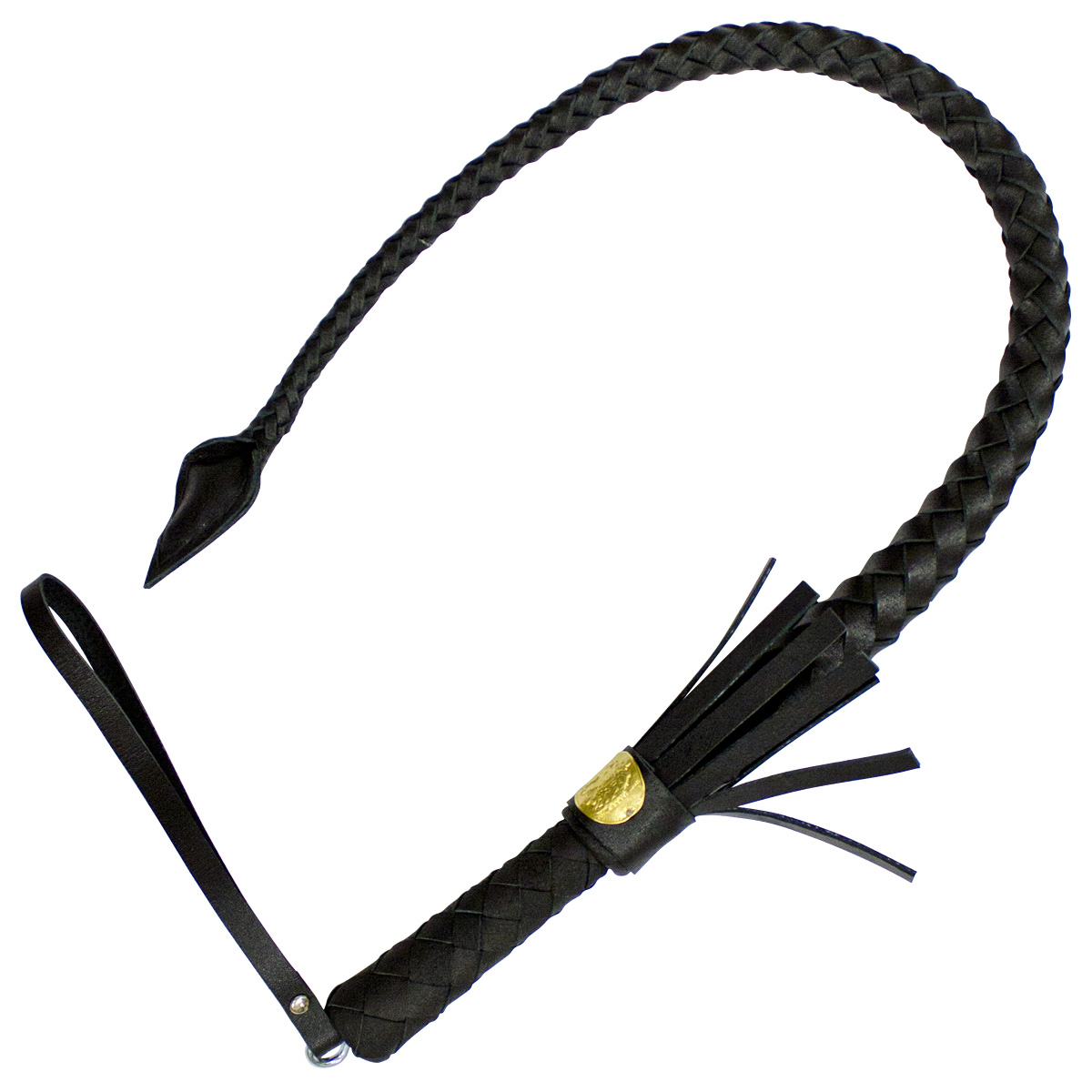 Нагайка "Уральская" с плетеной кожаной ручкой Нагайка "Уральская" с плетеной кожаной ручкой