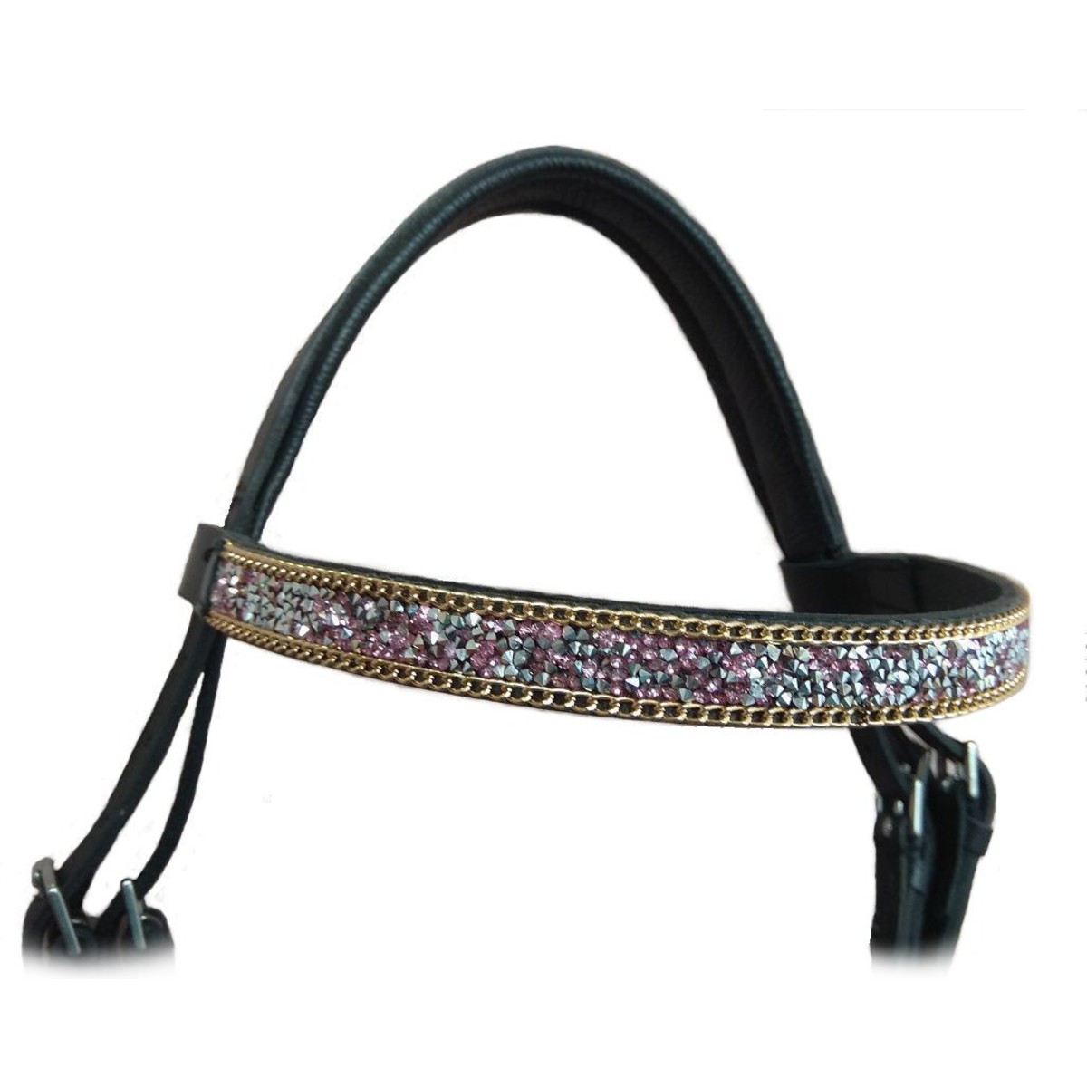 Оголовье трензельное с кристаллами Оголовье трензельное с кристаллами