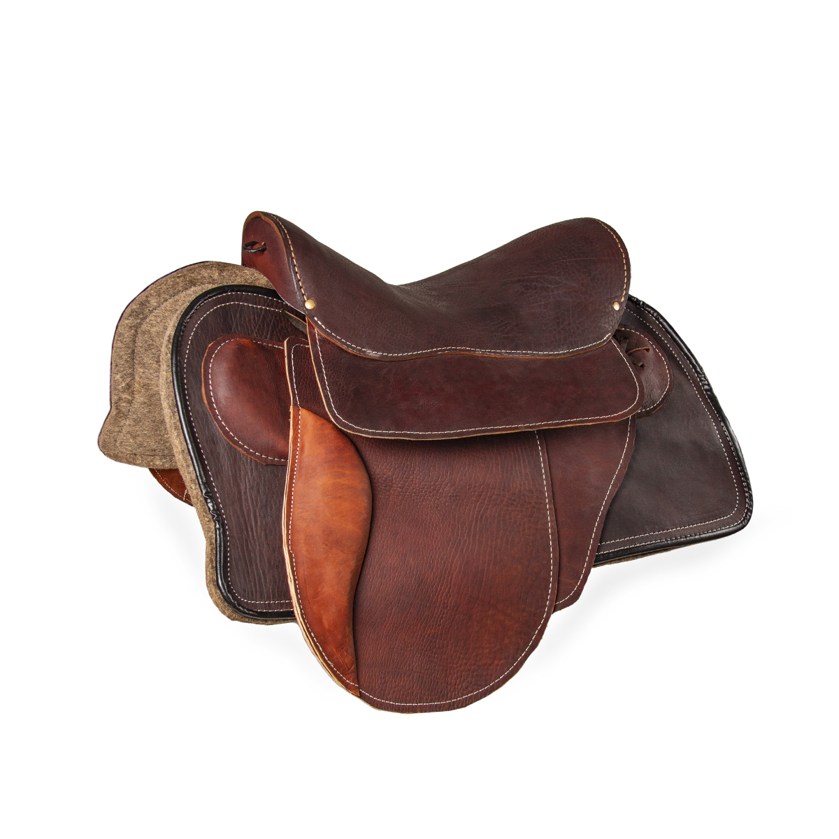 Седло кавалерийское кожаное в комплекте Farmer Седло кавалерийское кожаное в комплекте Farmer