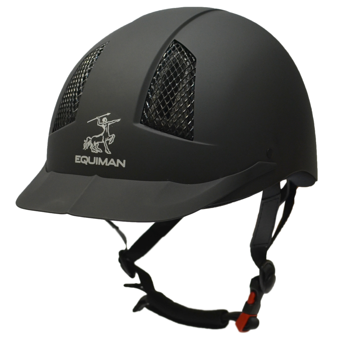 Шлем пластиковый с регулировкой EQUIMAN COOLMAX для верховой езды Шлем пластиковый с регулировкой EQUIMAN COOLMAX для верховой езды