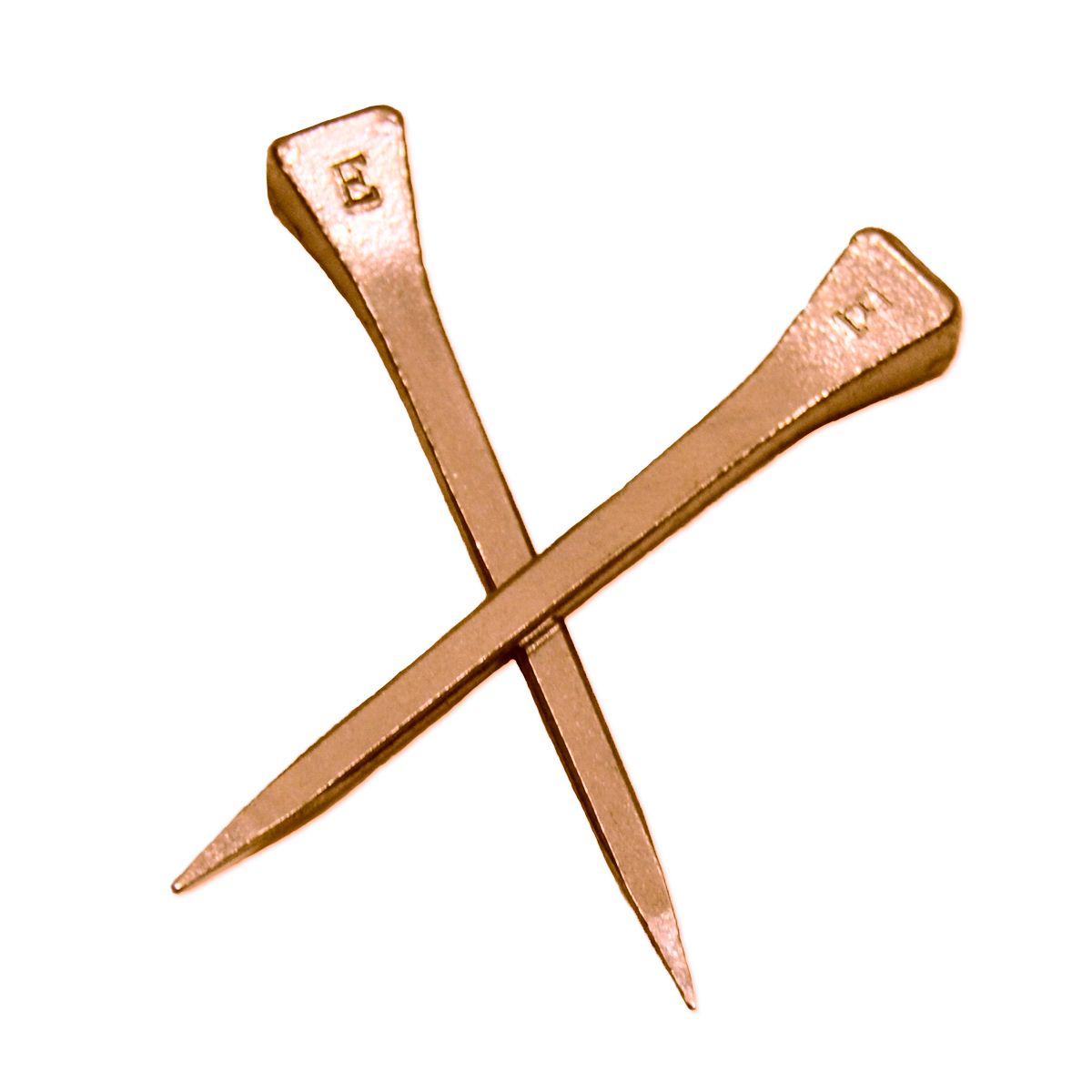 Гвозди ковочные с медным покрытием Equiman Е5, 25 шт Гвозди ковочные с медным покрытием Equiman Е5, 25 шт