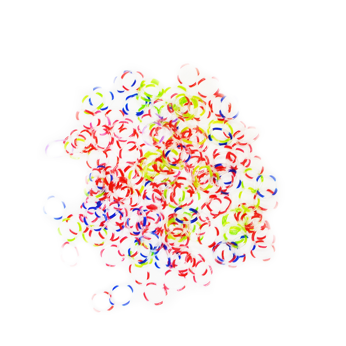 Резинки для гривы силиконовые пестрые Резинки для гривы силиконовые пестрые