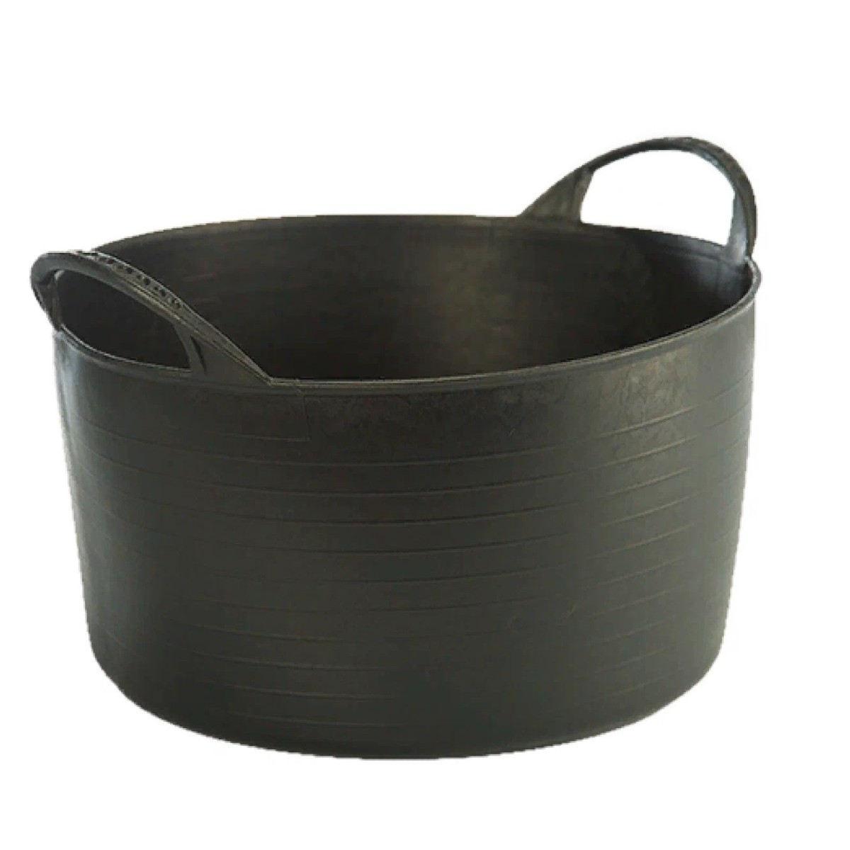 Тазик для лошади "Farmer" с двумя ручками 14 л, резинопластик