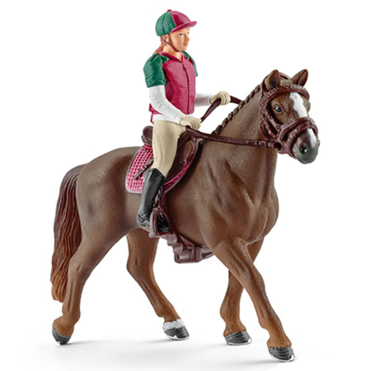 Набор для верховой езды с наездницей  Набор для верховой езды с наездницей