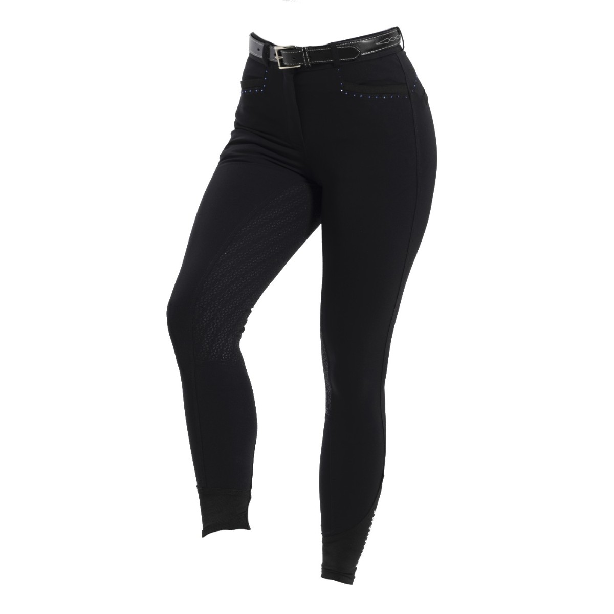 Бриджи женские "SAFIR" для верховой езды с полной силиконовой леей 
