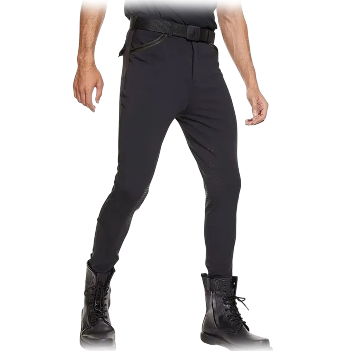 Бриджи мужские для верховой езды с силиконовой коленной леей 