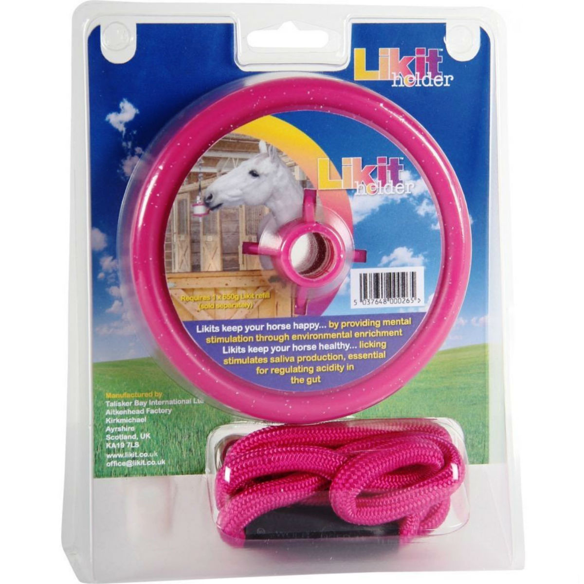 Держатель для лакомства "Likit" на веревке Держатель для лакомства "Likit" на веревке