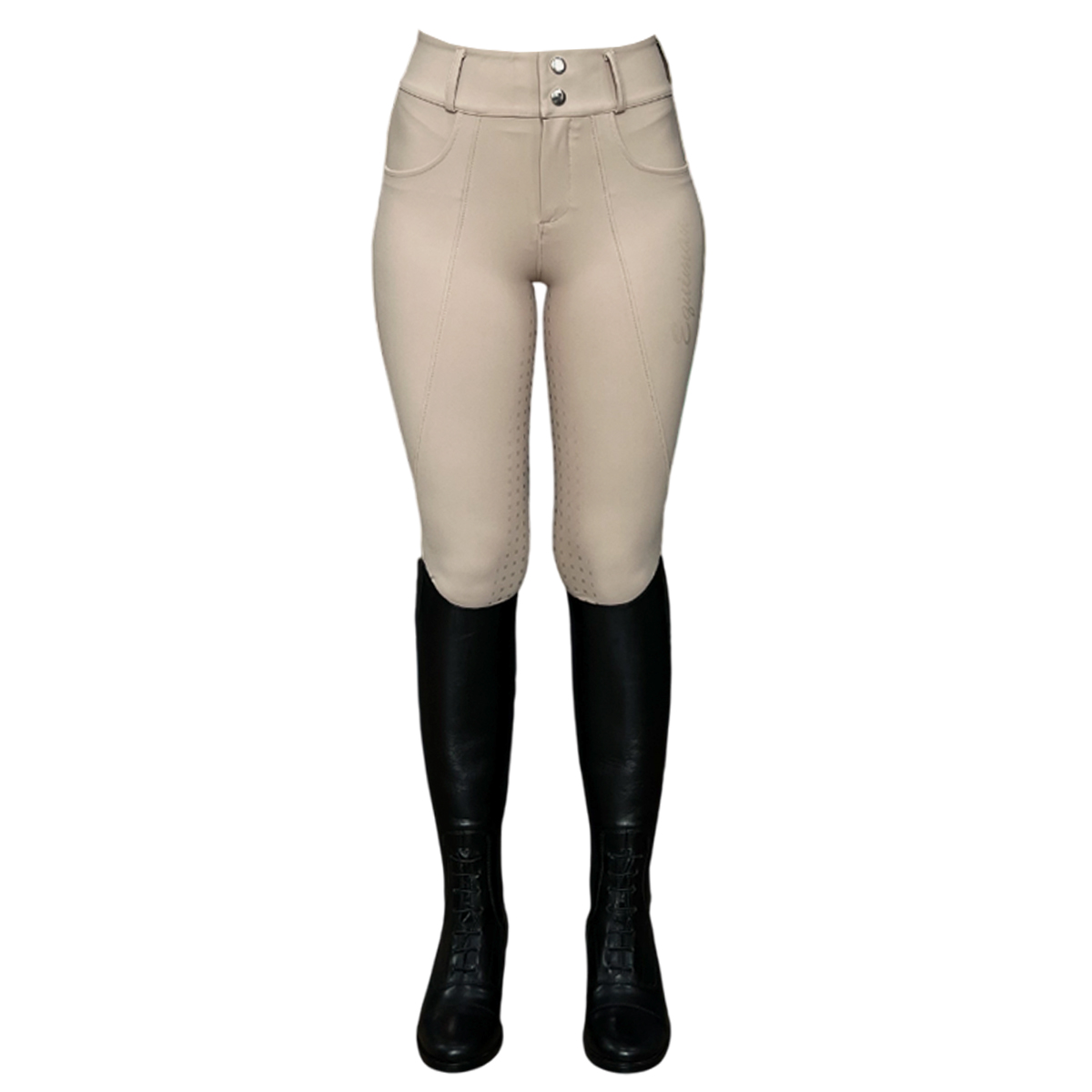 Бриджи женские "EQUIMAN" для верховой езды с полной силиконовой леей 