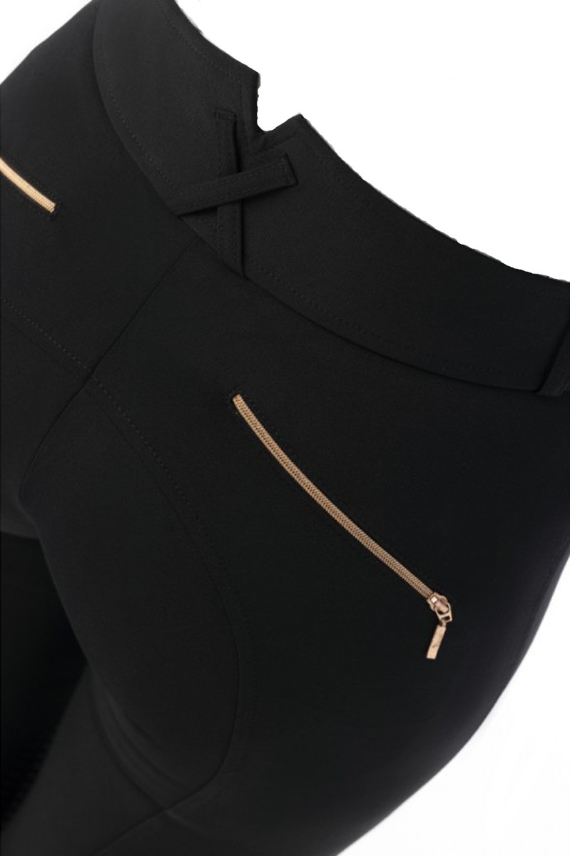 Бриджи для верховой езды EKKIA KENYA с силиконовой коленной леей 