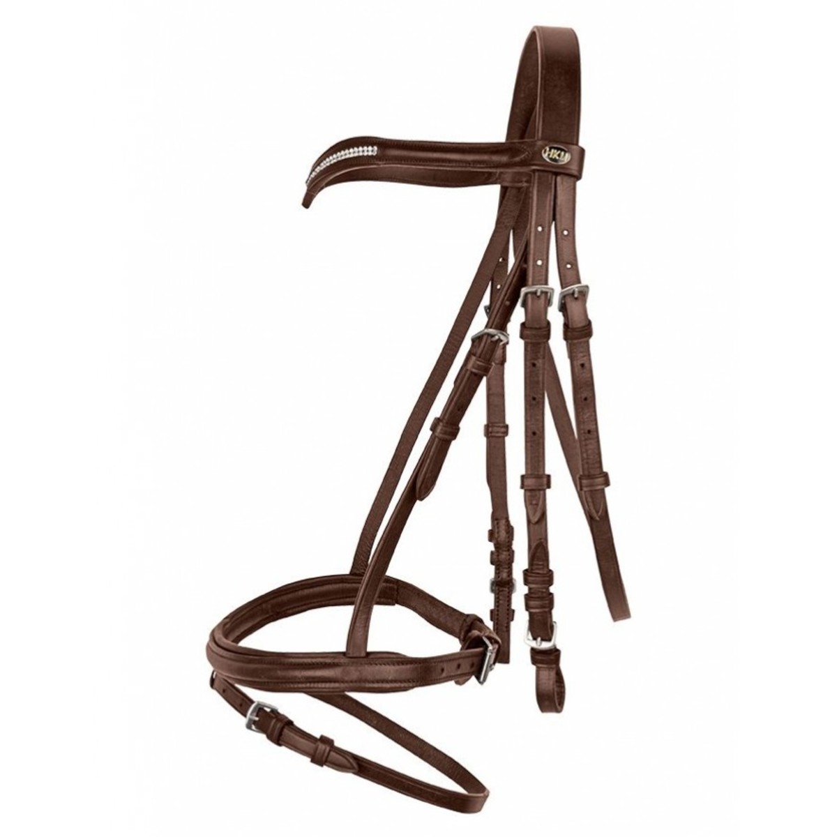 Оголовье трензельное НКМ со стразами Оголовье трензельное НКМ со стразами