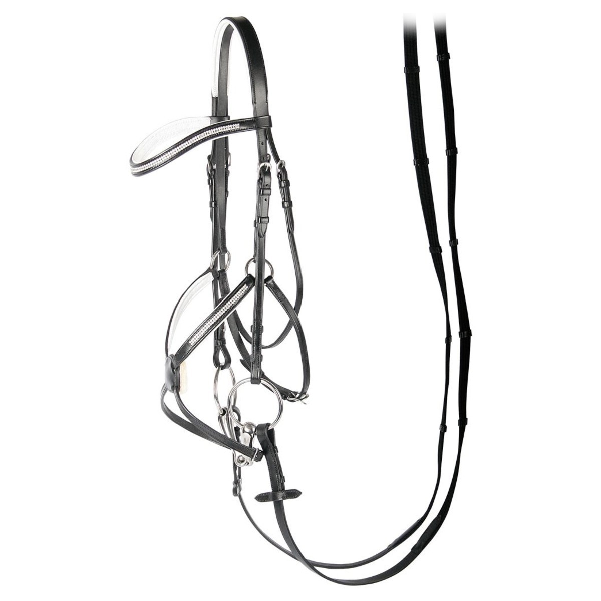 Оголовье трензельное "Crystal" с мексиканским капсюлем